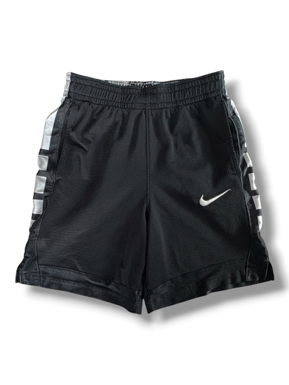 NIKE Dri-Fit Boy’s Black and White Athletic Shorts